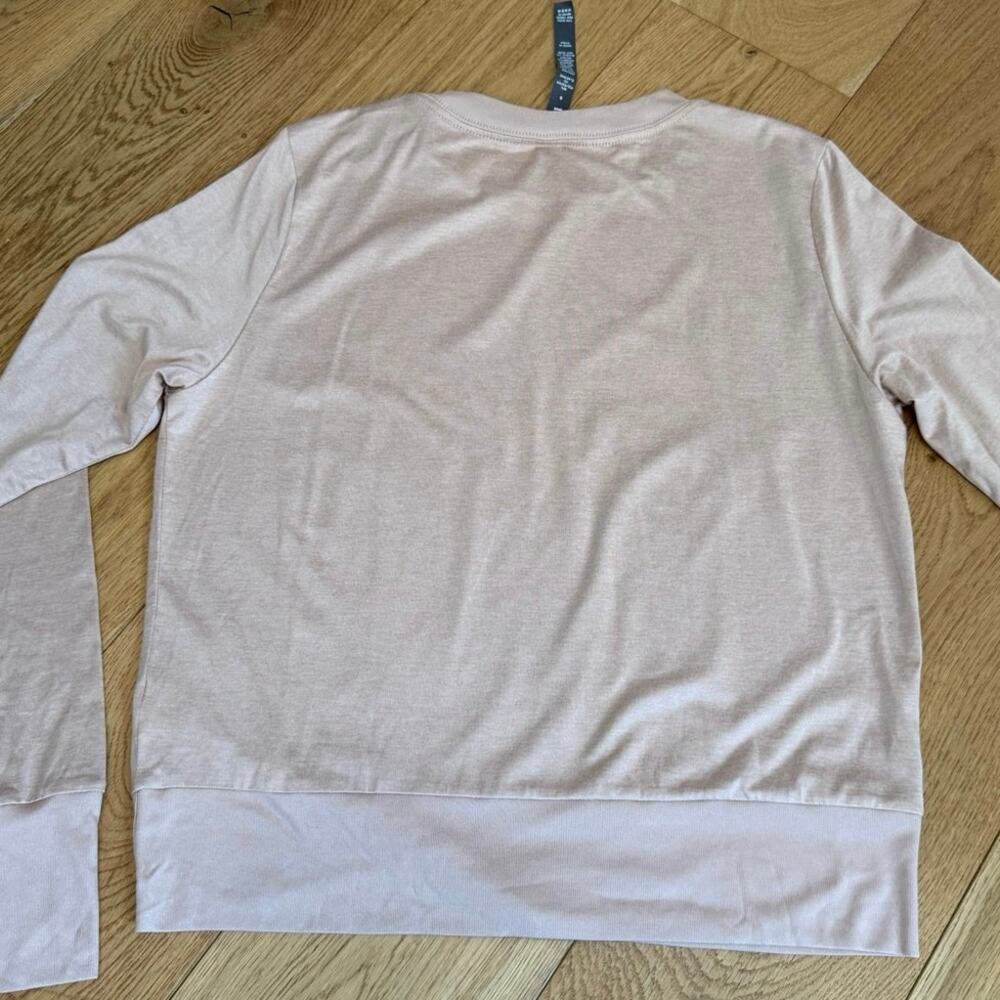 Vuori Women’s Daydream Crew Small Rosewater Heather Long Sleeve NWOT - Picture 7 of 10
